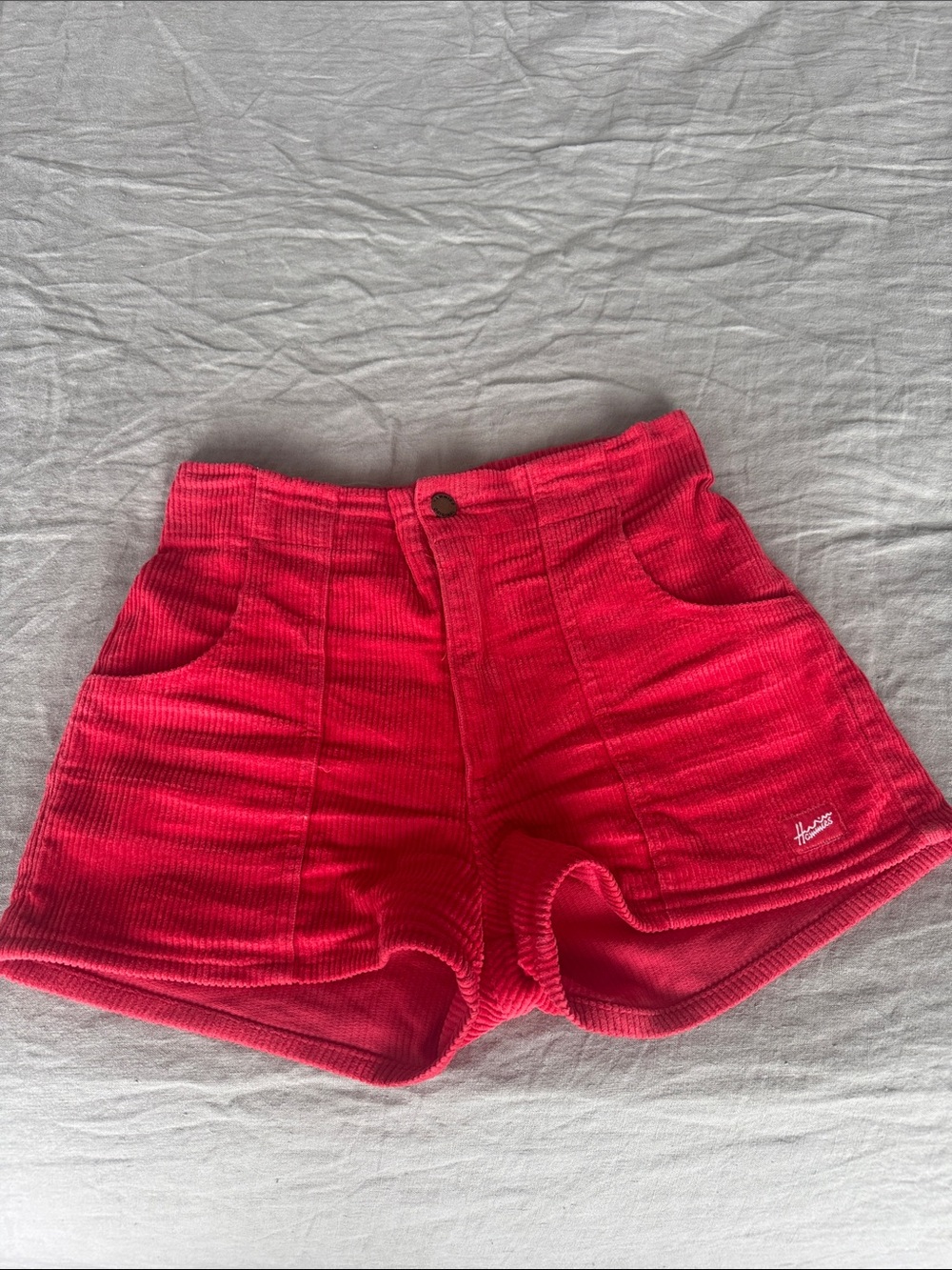Hammies Red Corduroy Shorts